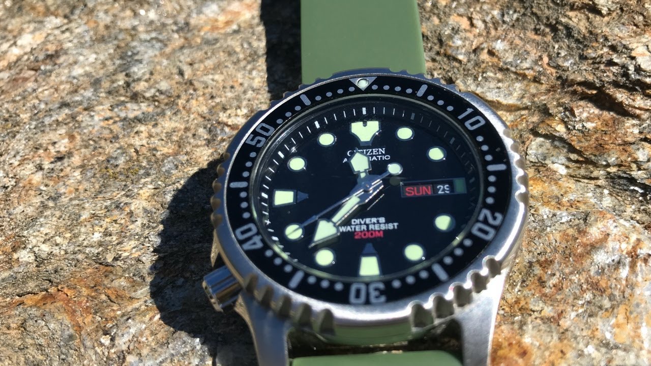 Citizen NY0040: лучшие часы для дайвинга около 200 долларов | Seiko SKX013, SKX009, Invicta 8926O...