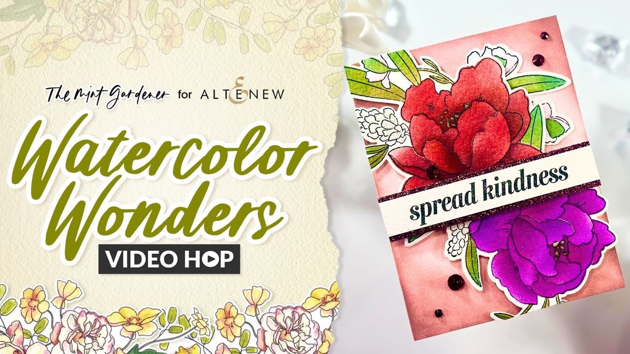 Altenew Mint Gardener Release with Sarah Simon & GIVEAWAY!