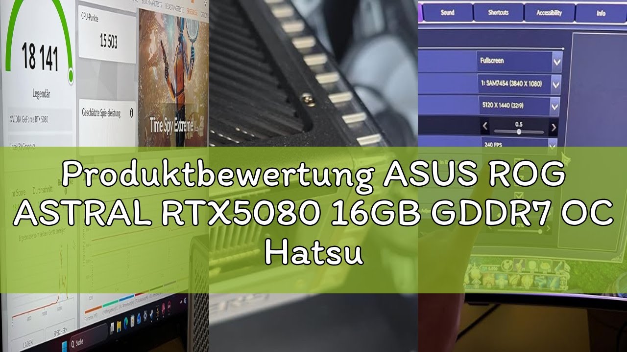 Produktbewertung ASUS ROG ASTRAL RTX5080 16GB GDDR7 OC Hatsune Miku Edition Quad-Lüfter-Gaming-Grafi