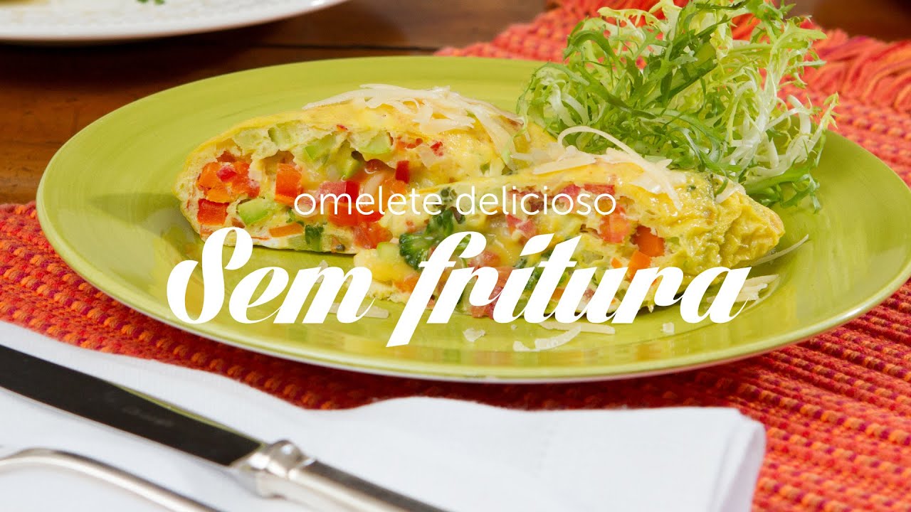 Omelete sem óleo e sem fritar | Dicas de Bem Estar - Lucilia Diniz