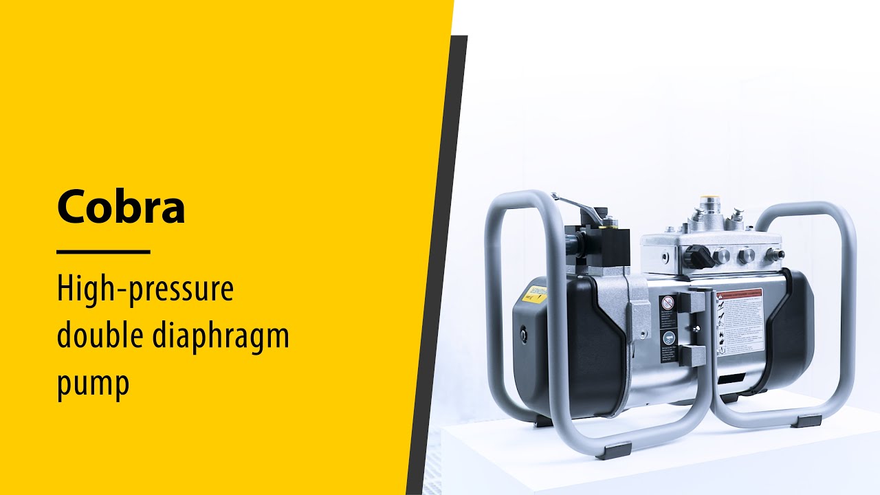 Cobra – High-pressure double diaphragm pump by WAGNER