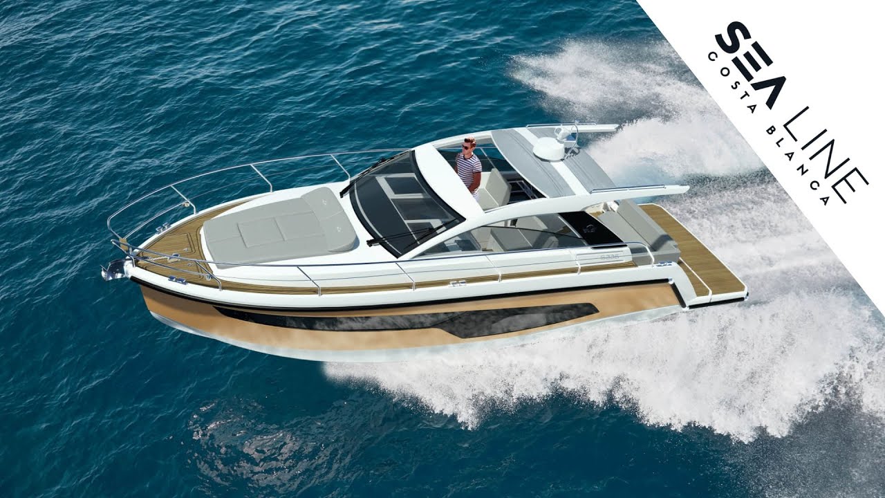 Sealine S335 walkthrough @ The Southampton Boat Show 2024 - Sea Line Costa Blanca