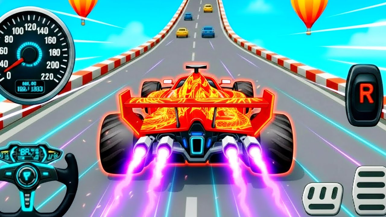 Mega Ramp Formula1 Car Racing 3D - Extreme Car Stunts -Android Gamepla 