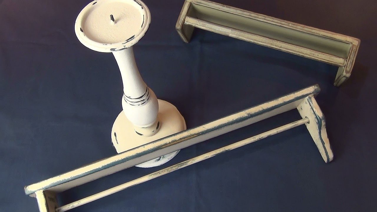 Легкий способ старения с меловой краской на основе соды