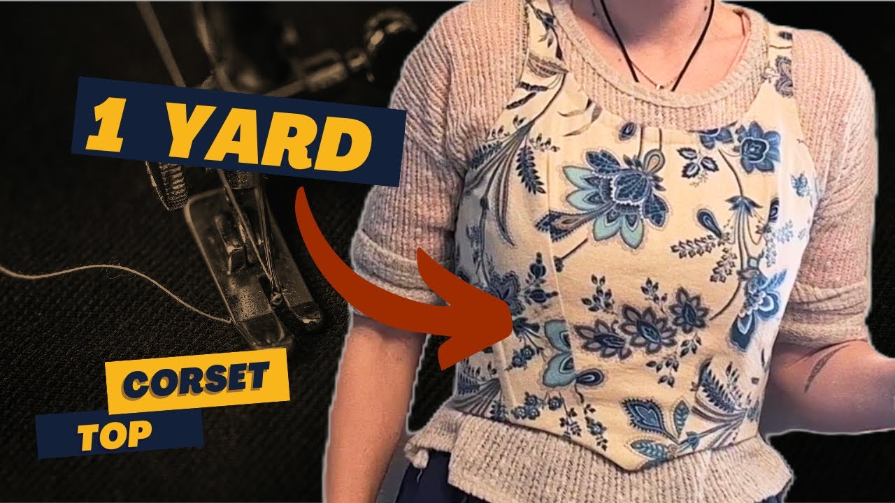 I Made My First Corset Top-  #MoodSpearmintPattern -Patterns by Mood Designer Fabrics