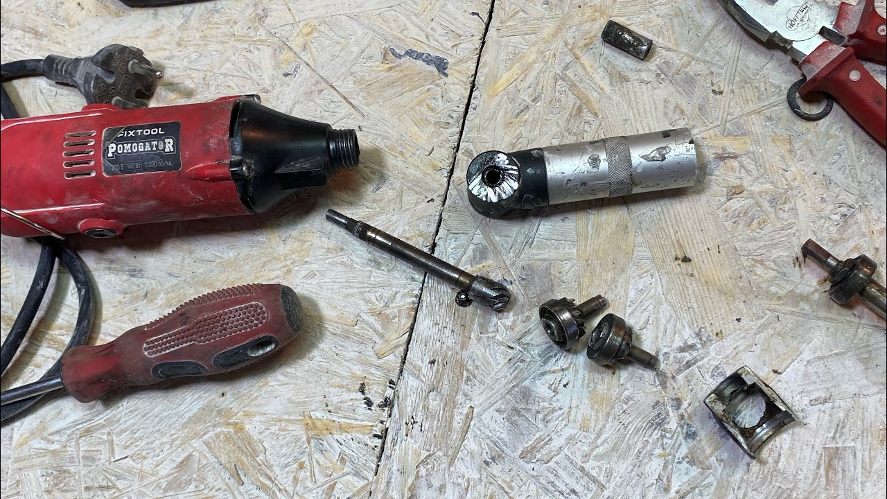 Полная разборка китайского углового гравера dlt fixtool , разборка редуктора и смазка