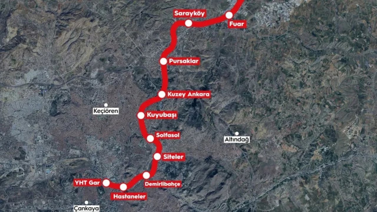 Esenboğa Metro Hattı 2026’da Başlıyor: YHT Gar’dan Havalimanına Aktarmasız Ulaşım