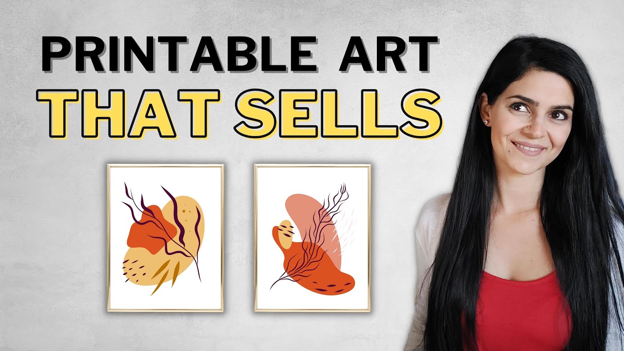 9 Printable Wall Art Shop IDEAS that SELL | Start a Digital Art Etsy Shop