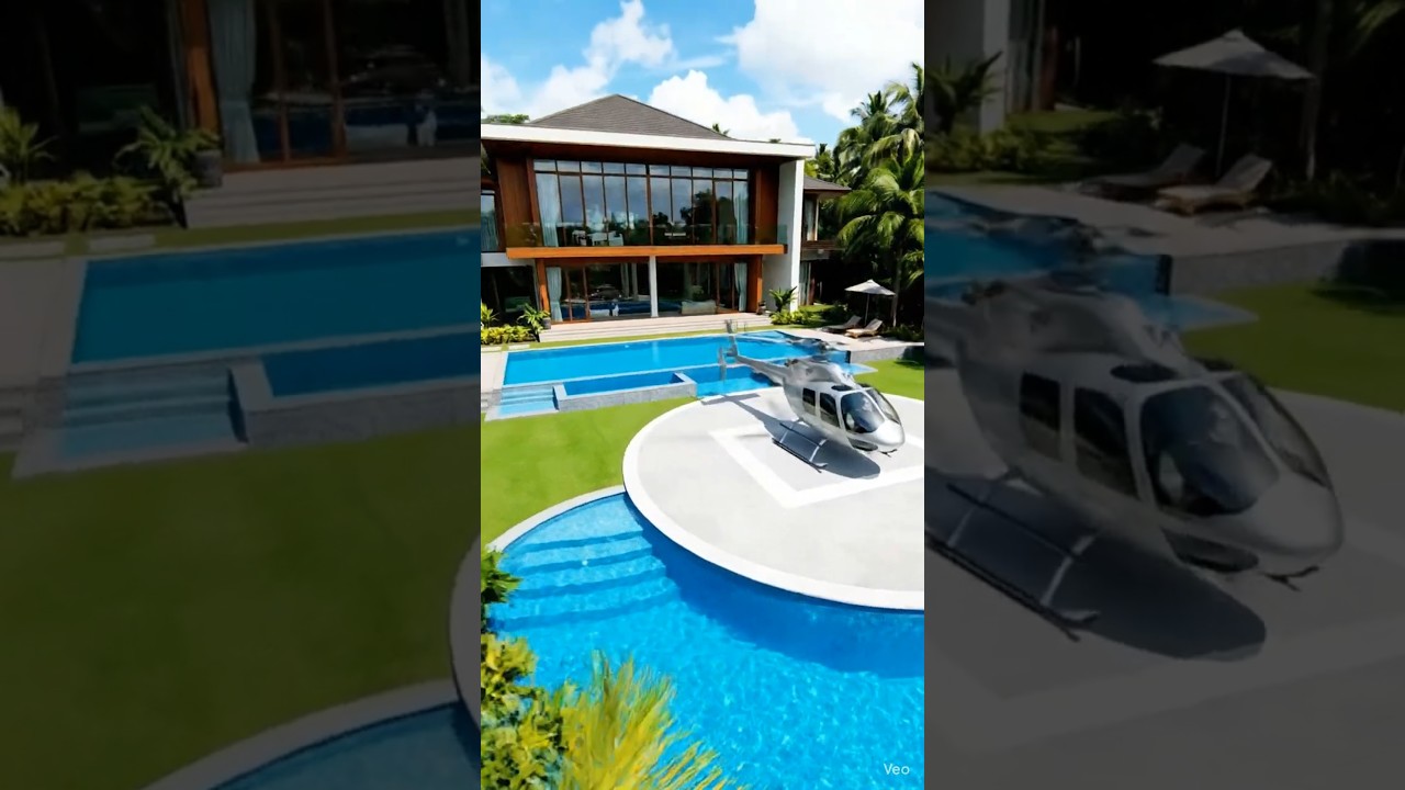 The Ultimate Bungalow: Helipad, Pool & Pure Luxury 