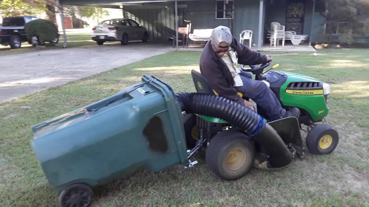 DIY 96 Gallon Trash Can Leaf Catcher
