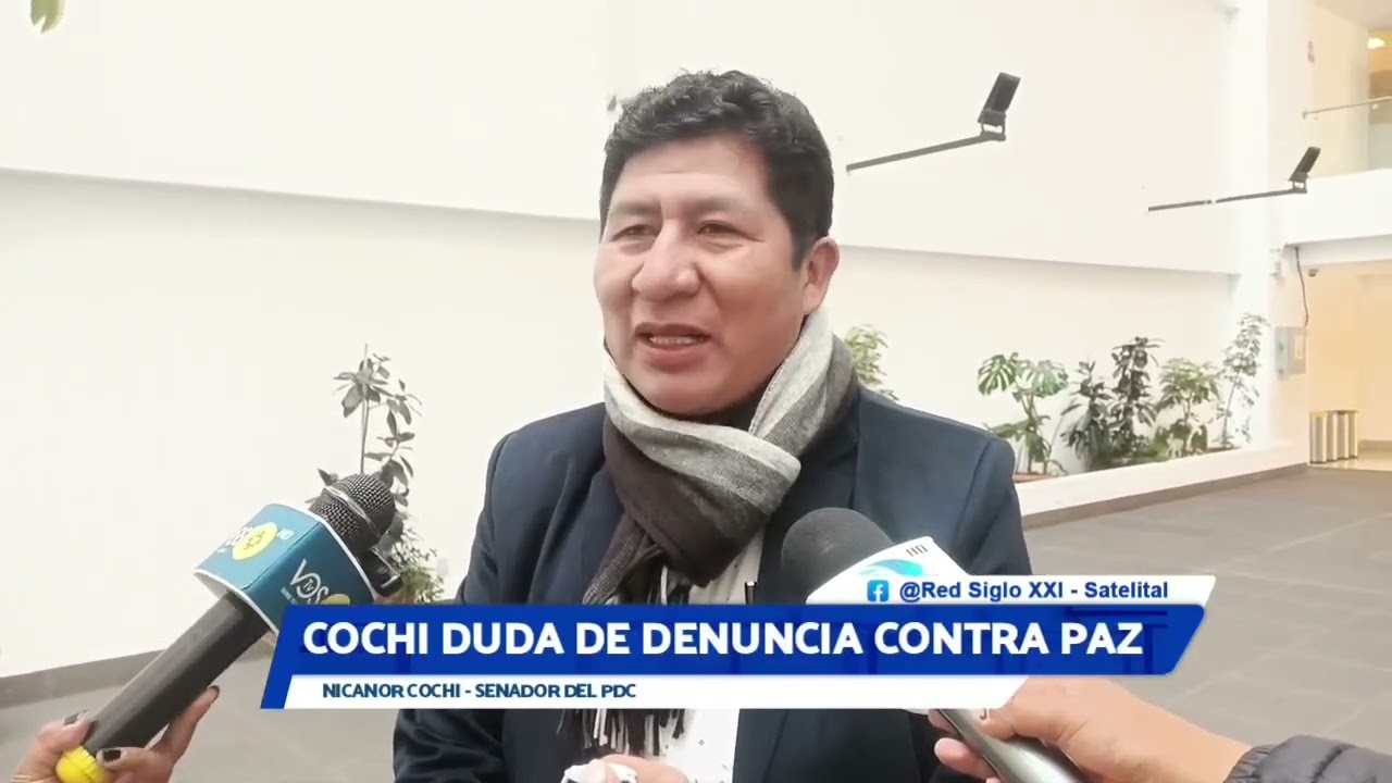 COCHI DUDA DE DENUNCIA CONTRA PAZ Y ANUNCIA PROYECTO DE LEY CARRETERO
