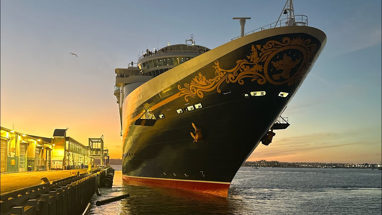 Mickey Horn!!! Disney Magic Departing San Diego