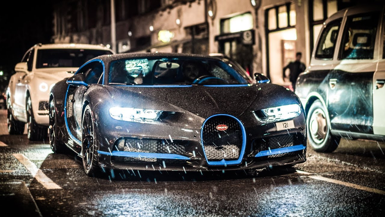 BRAND NEW Bugatti Chiron in London with a $500k FULL CARBON paintjob!!