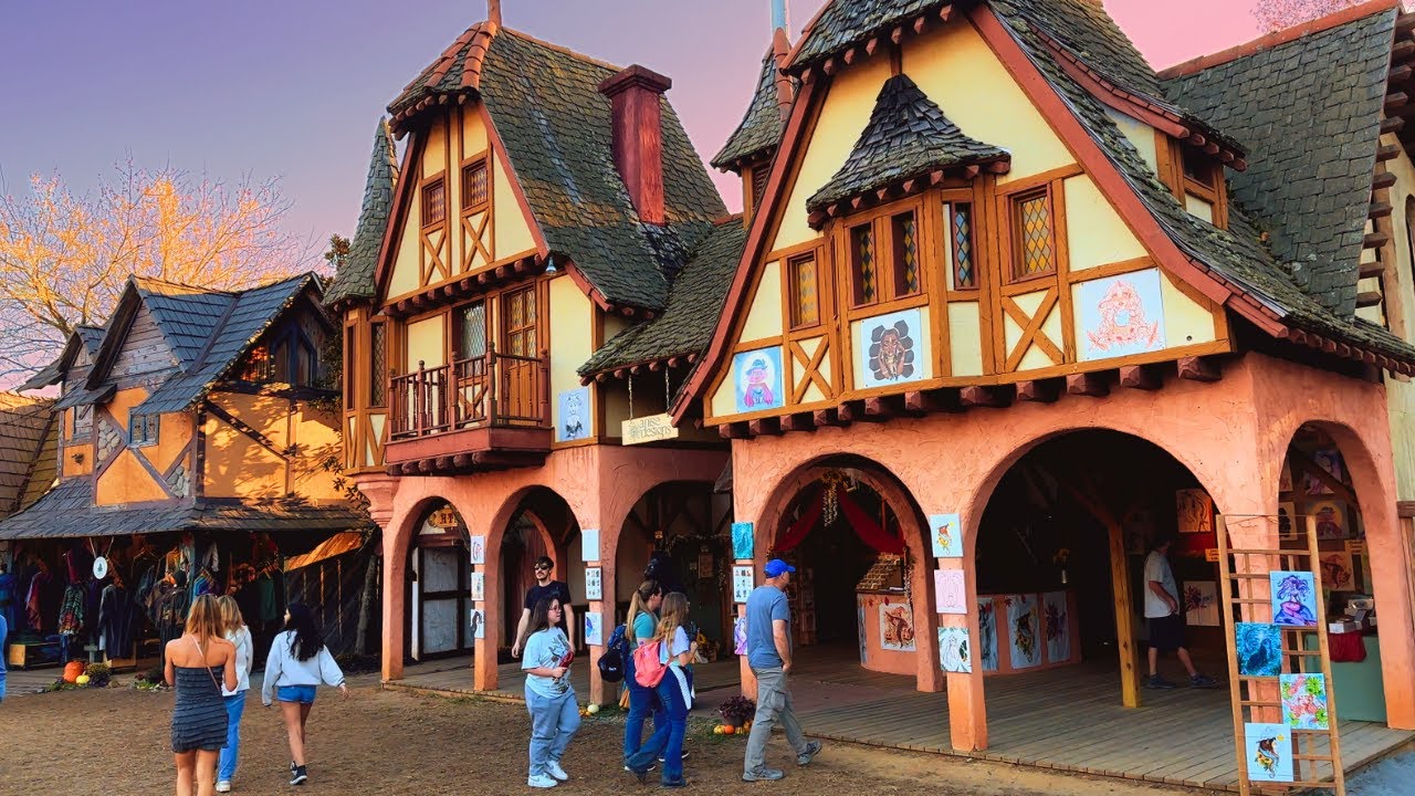 Carolina Renaissance Festival 2023 | Walking tour | 4K