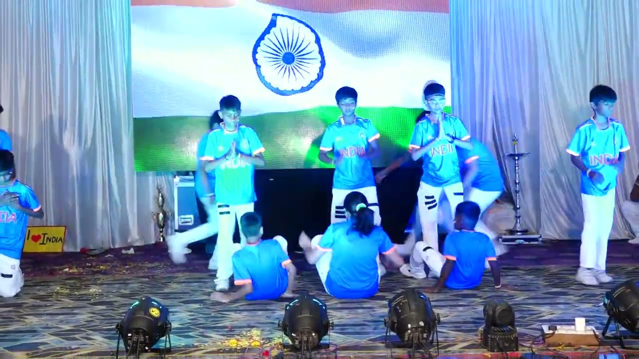 A tribute of India's Cricketers/ Theme The Architects of Modern India.