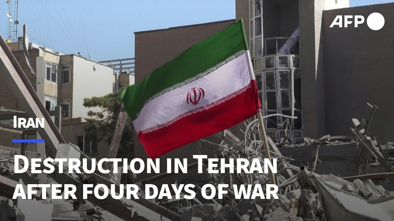 Destruction in Iranian capital after four days of US-Israeli strikes | AFP