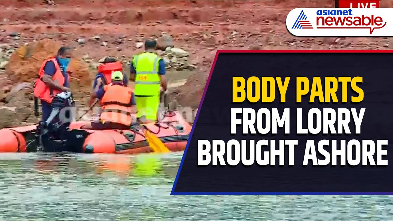 Missing Arjun Found: Boat Brought Ashore with Body Parts from Lorry | Shirur Landslide