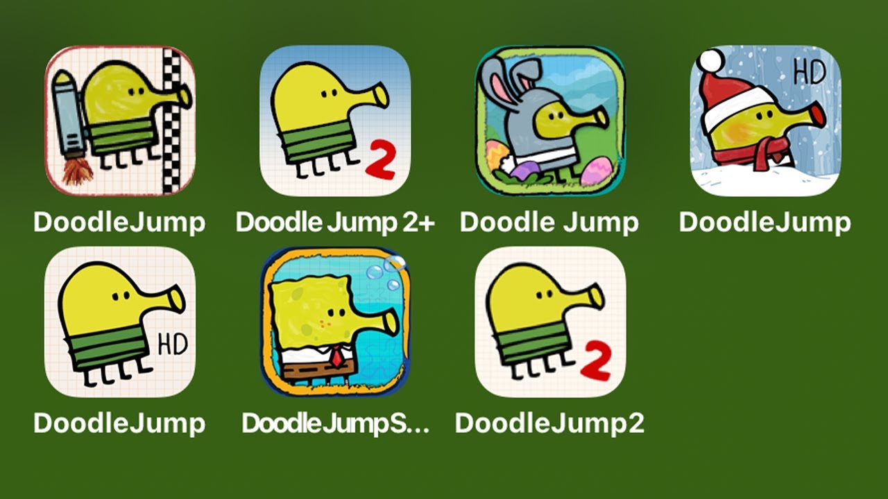 Doodle Jump iOS Android: Doodle Jump Race,Doodle Jump 2+,Doodle Jump Easter,Spongebob Squarepants