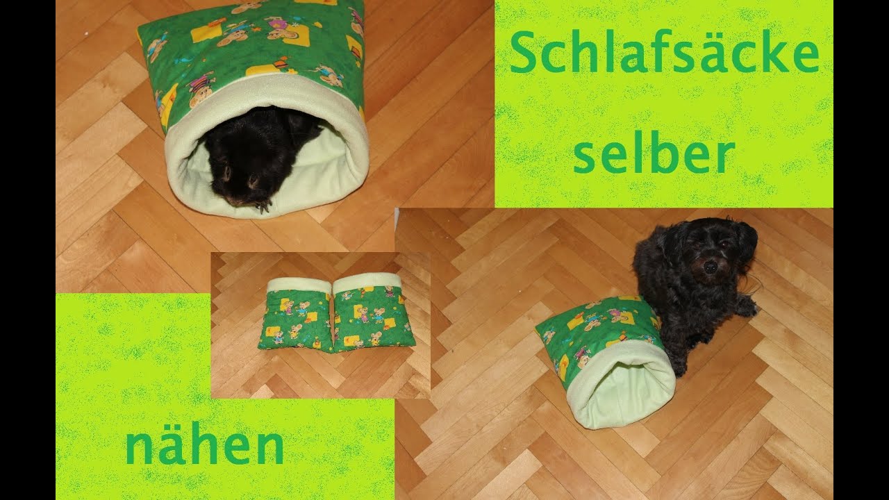 DIY Basteln für Hamster, Meerschweinchen und co. #8 Schlafsack