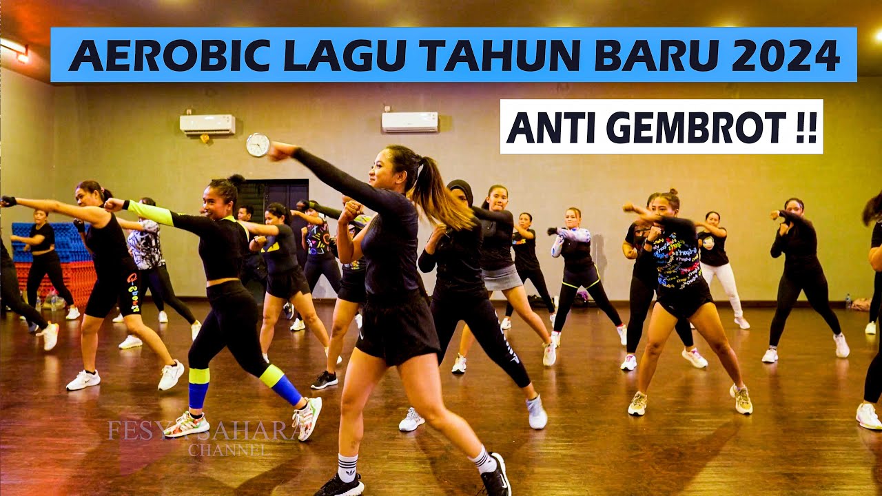Gobyos parah !! Senam aerobic musik spesial tahun 2024