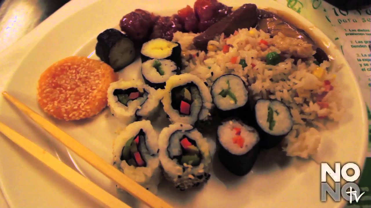 All You Can Eat Veggie Asian Food in Madrid :: Shi Shang :: VeganAdventure #009