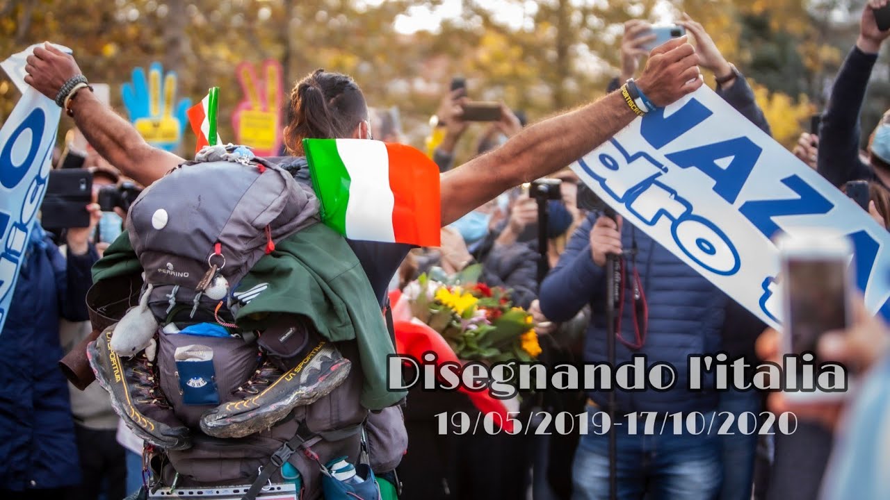 COMPLETO IL MIO CAMMINO!! (10.600km sul perimetro italiano) DISEGNANDO L'ITALIA 🇮🇹