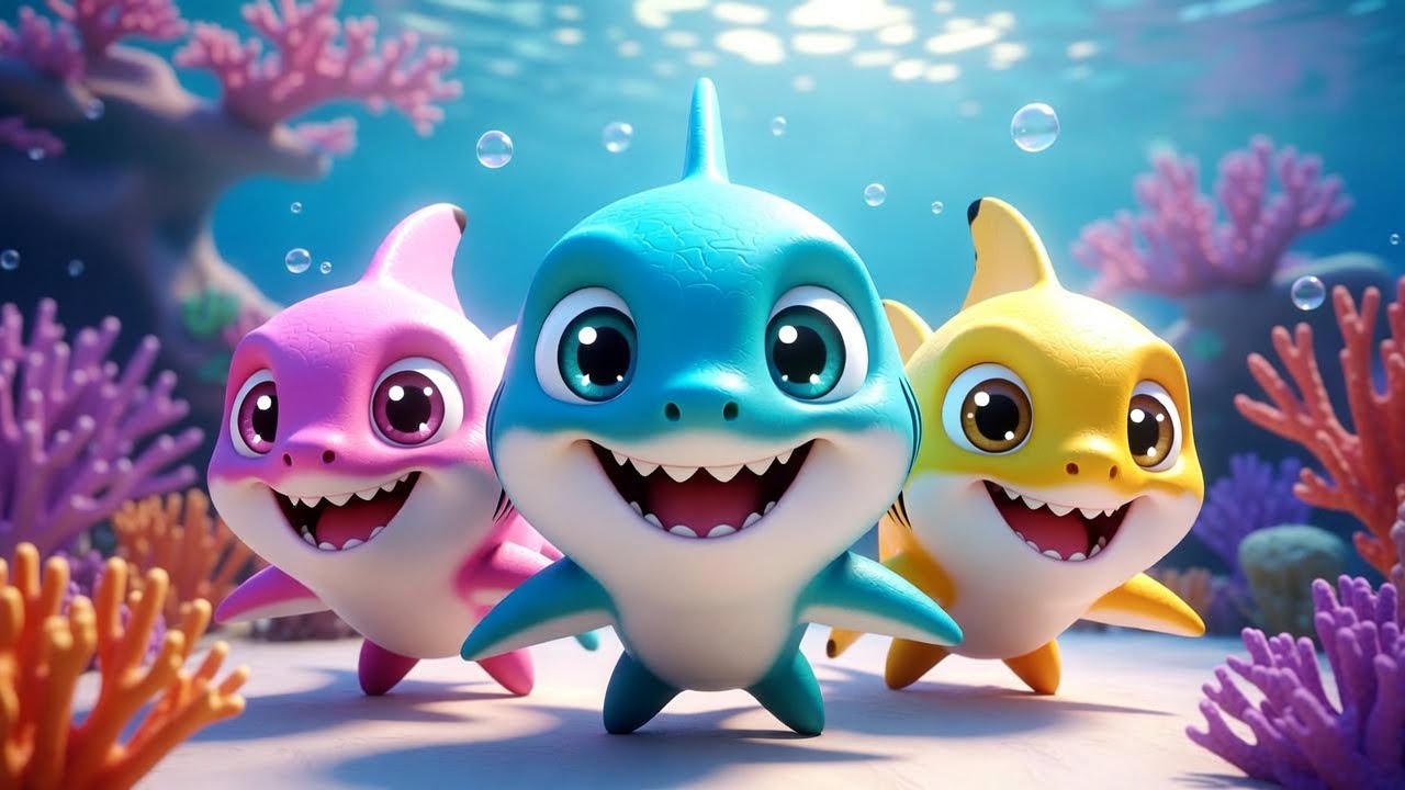 🎧 Baby Shark's Dance Doo Doo Song - Baby songs -Nursery Rhymes & Kids Songs #BabyShark #shorts