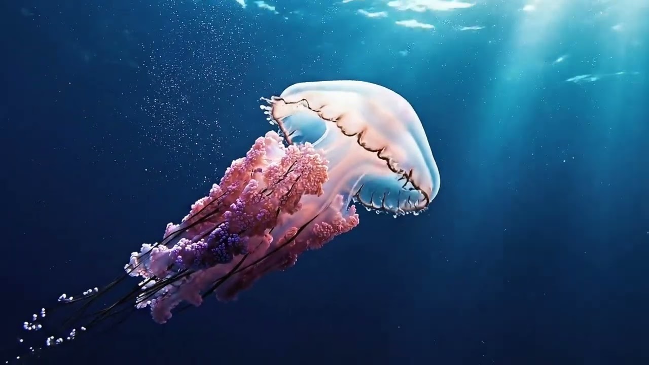 2 Hours of Jellyfish Ambience – Calm Ocean Sounds for Studying & Deep Focus