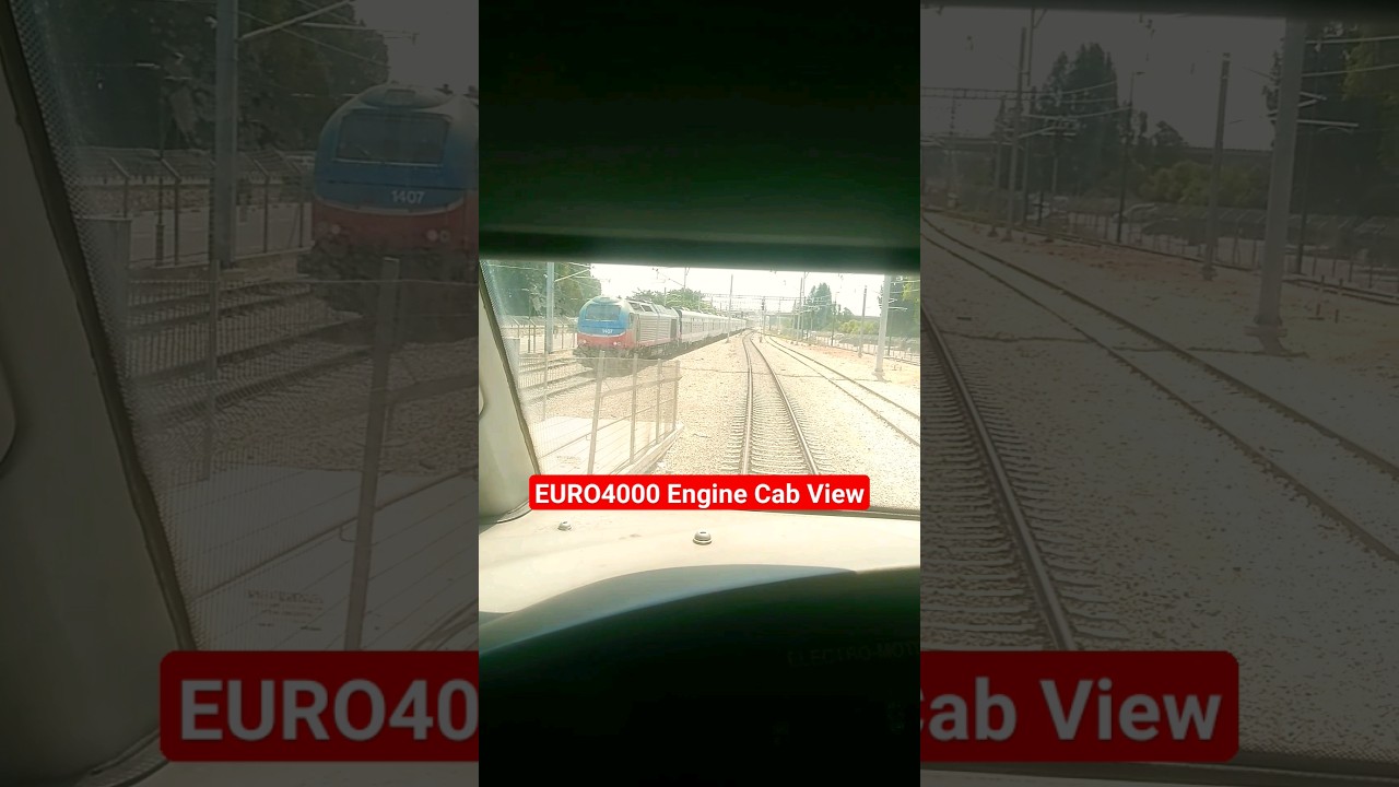 EURO4000-1407 Pushing Siemens Passenger Train #locopilot #locopilotjob #youtubeshorts #viralshorts