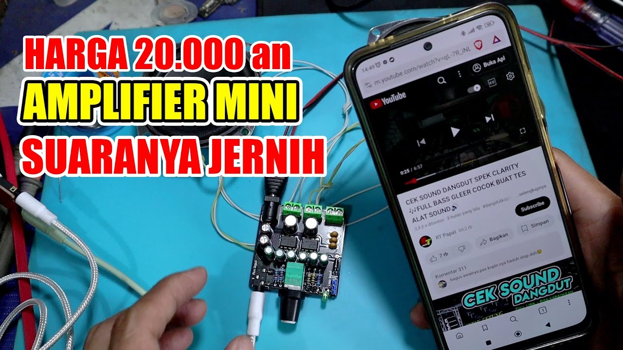Kit power amplifier mini 12 volt LM386