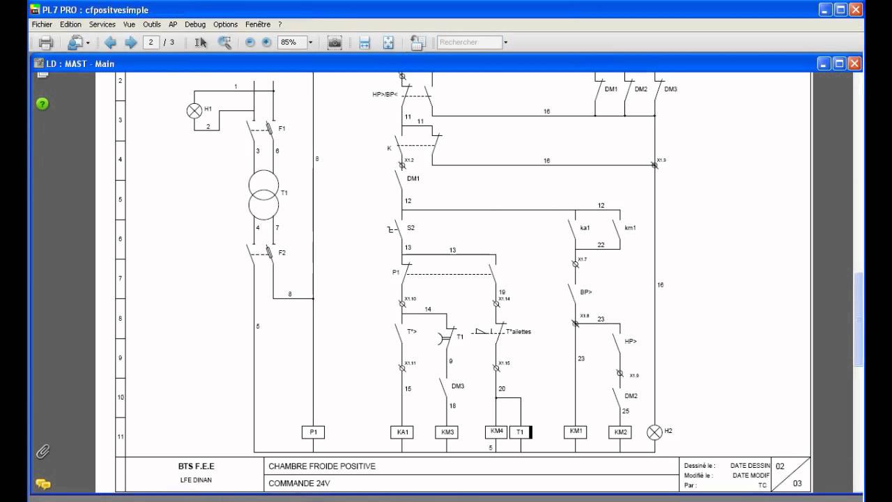Partie 6 - Programmation d'un automate pour piloter une installation frigorifique