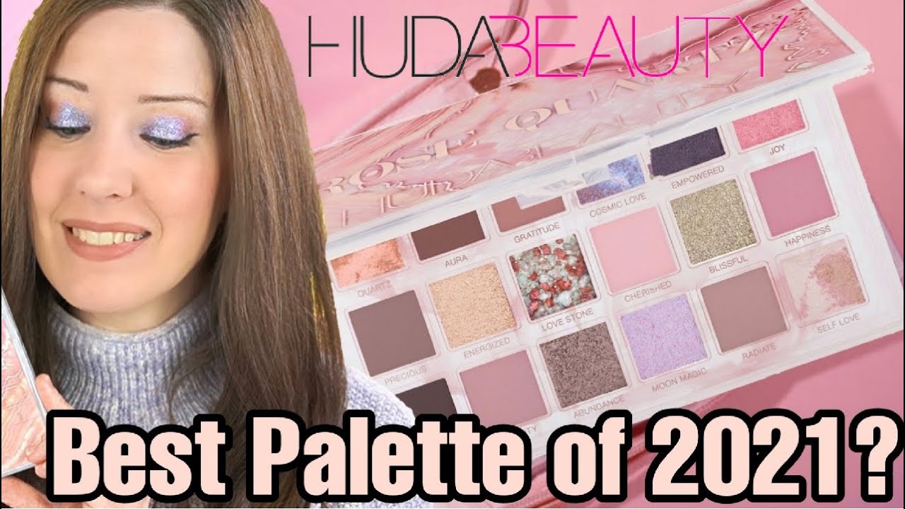 HUDA BEAUTY ROSE QUARTZ PALETTE REVIEW, COMPARISONS & 3 LOOKS!