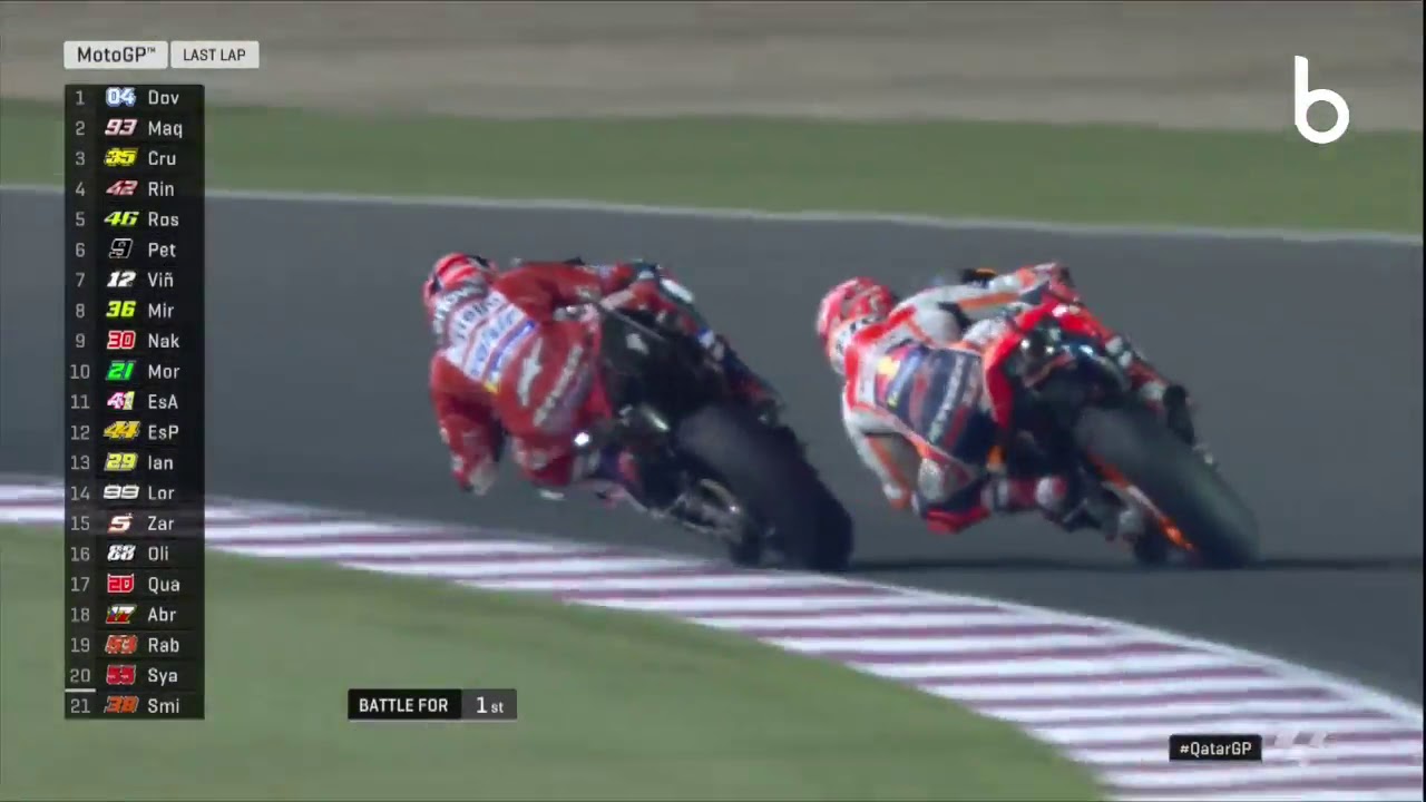 Dovizioso Menang Dramatis di MotoGP Qatar 2019
