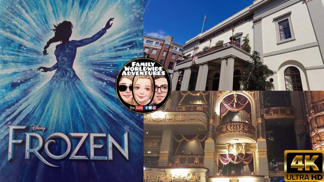 London Theatre Royal West End | Frozen Musical vlog review 2023 | 4k | Family Fun Day Out |