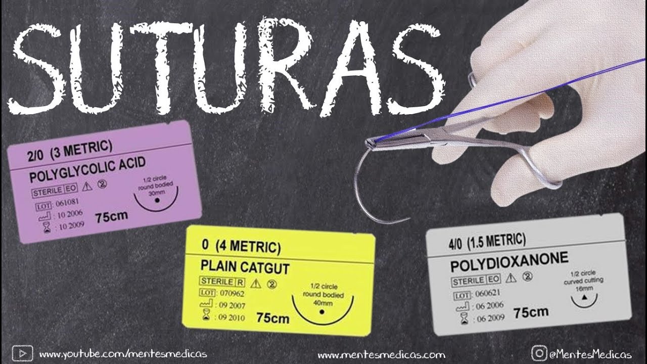 Suturas ¡Fácil explicación! ¡Todo lo que necesitas saber! | Mentes Médicas