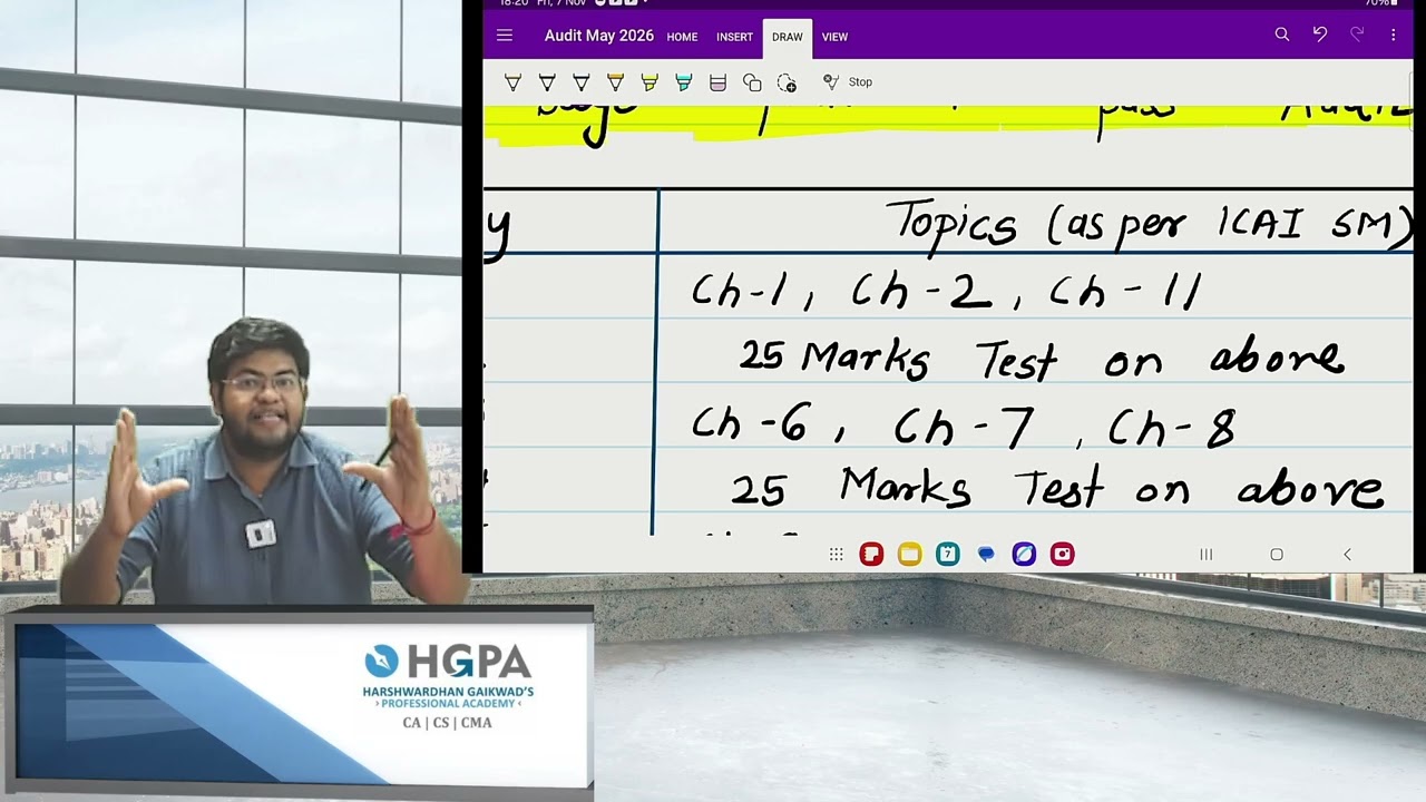&ldquo;Your 13-Day CA Inter Audit Booster: From Confusion to Confidence!&rdquo; | HGPA | CA INTER EXAMS