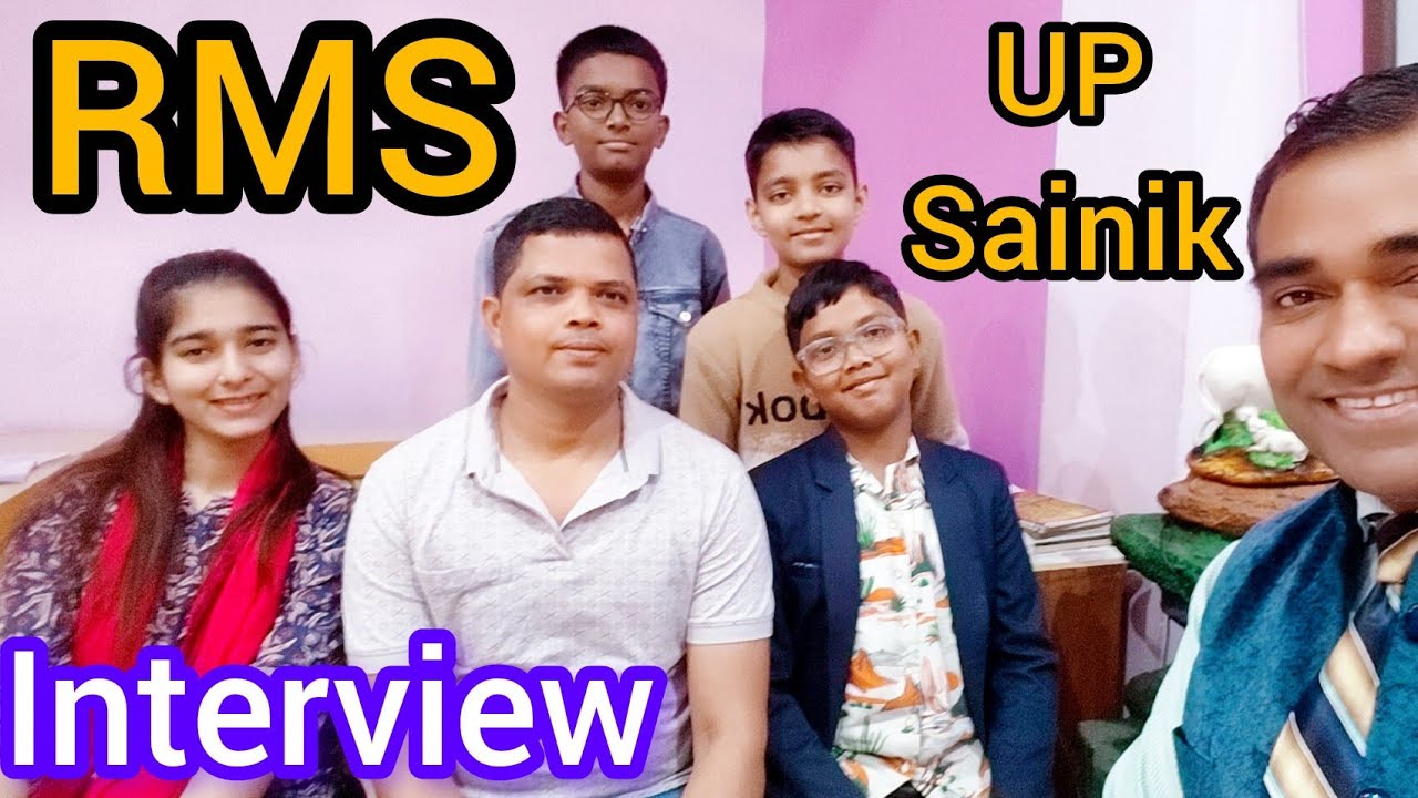 RMS Interview | Up sainik school interview | Military school interview questions