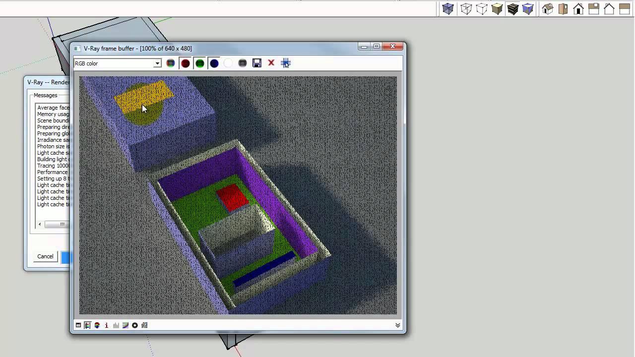 SketchUP Vray section rendering (how to)