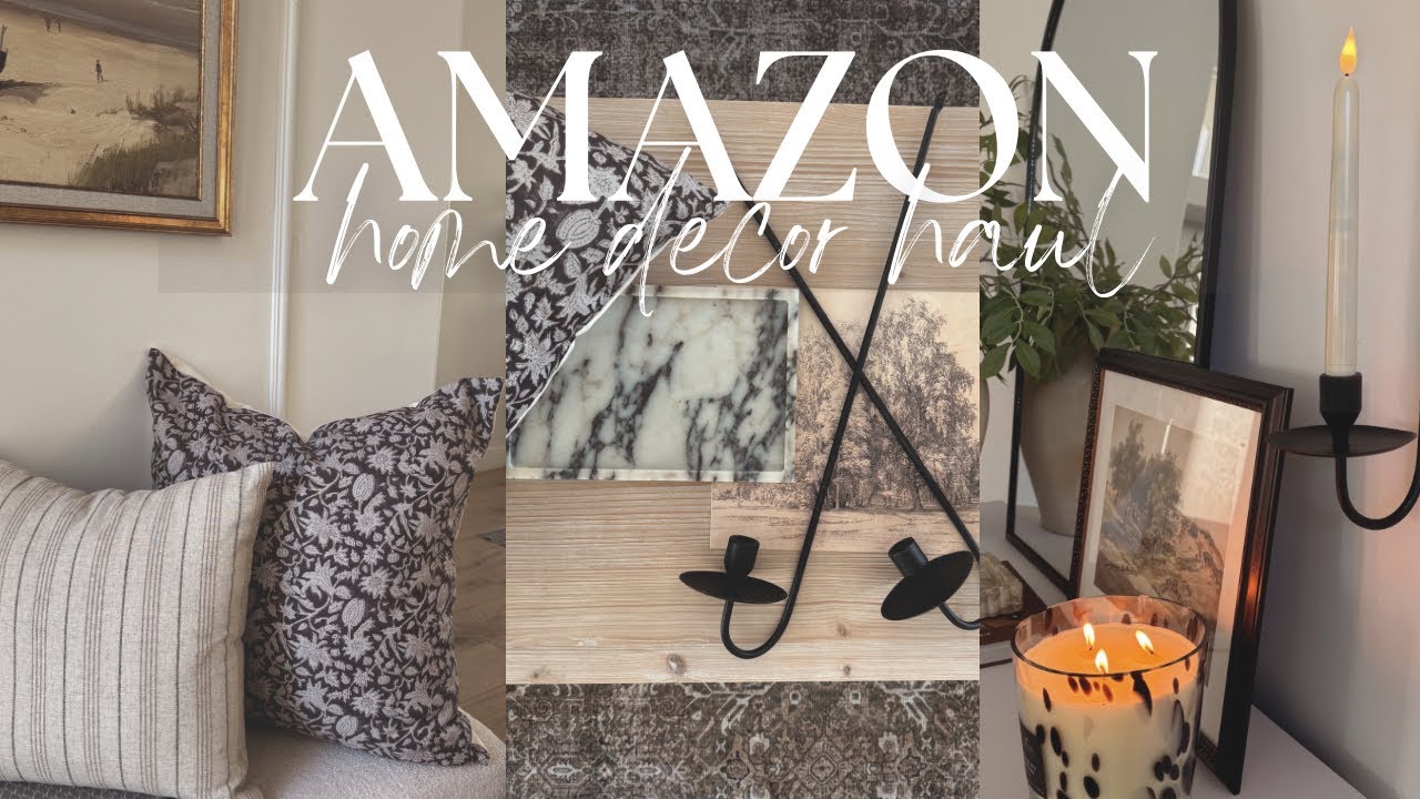 AMAZON CURATED DECOR HAUL 2025 & HONEST THOUGHTS ON AMAZON DECOR SHOPPING | AMAZON HOME DECOR 2025