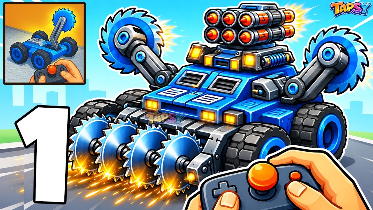 🤖Pocket Bots Battle Robots Gameplay Walkthrough Part 1 - Ultimate Robot War Mission (Android, iOS)