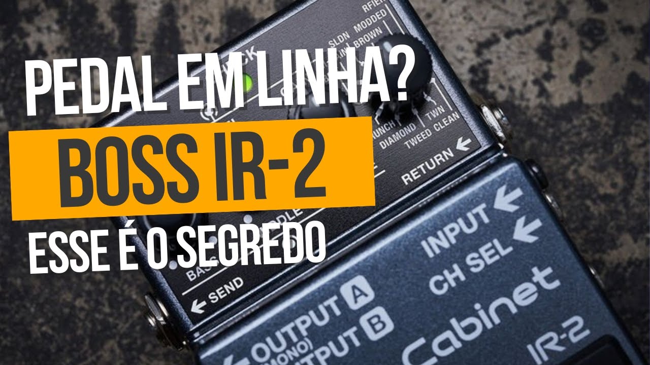 Pedal em linha? Essa dica muda tudo com o BOSS IR-2!