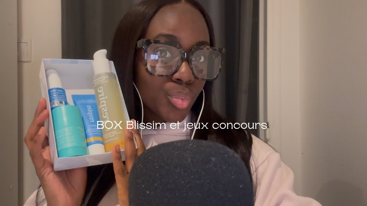 ASMR | Box blissim et jeux concours 💕