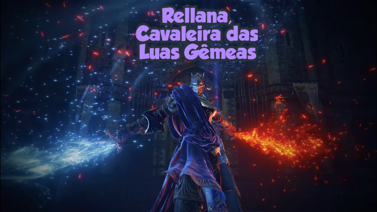 Elden Ring - Rellana, Cavaleira das Luas G&ecirc;meas (DLC), Sem Danos, Sem Summons