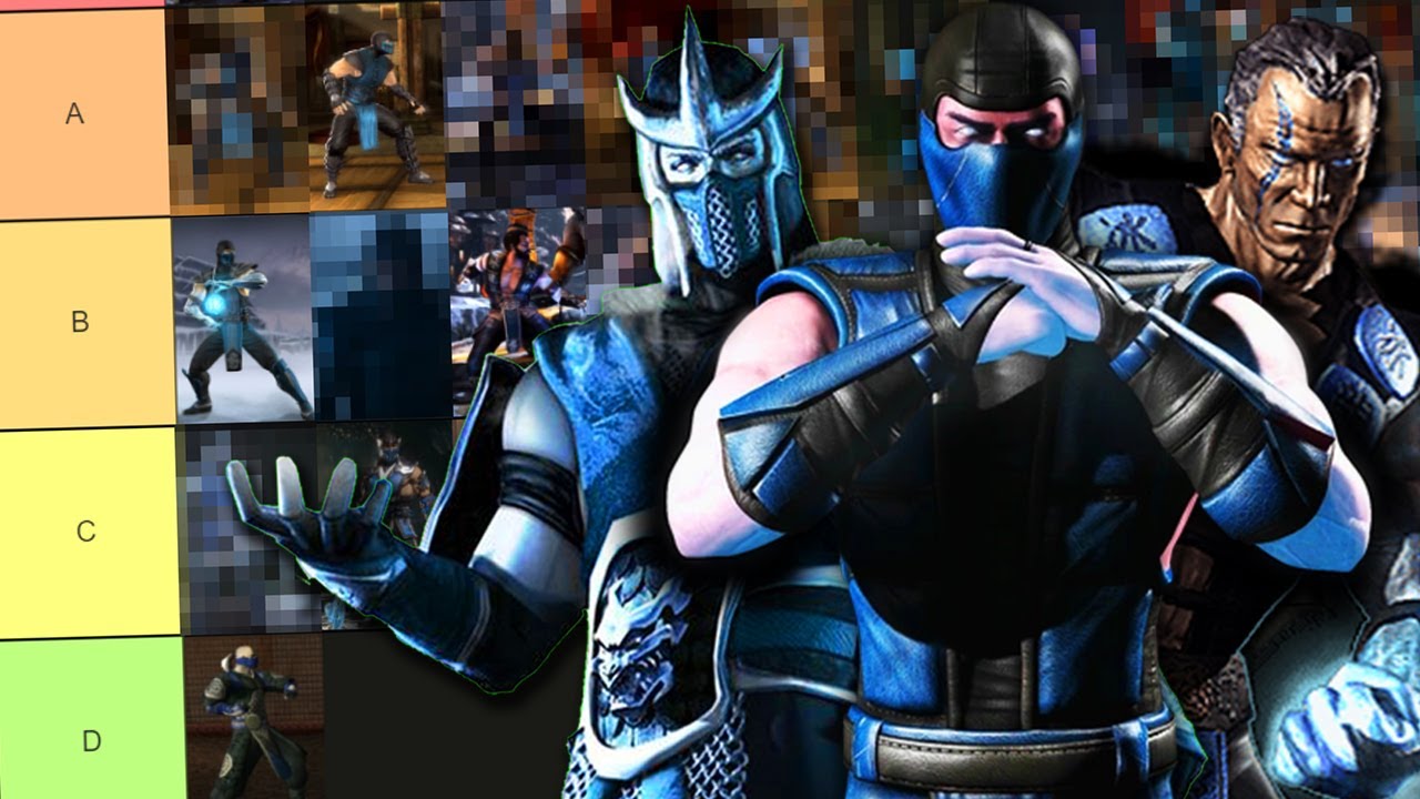 Rankeando TODOS Los Trajes de SUB-ZERO