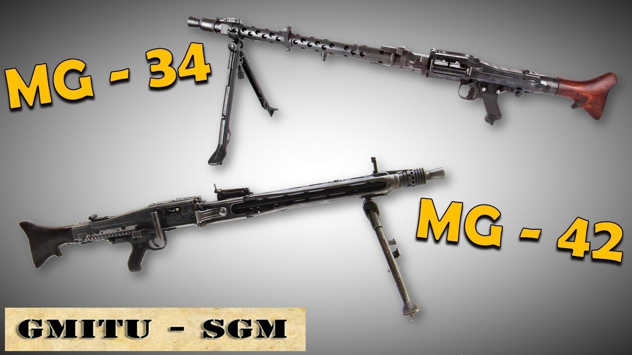 MG-34 y MG-42 - Ametralladoras de Propósito General