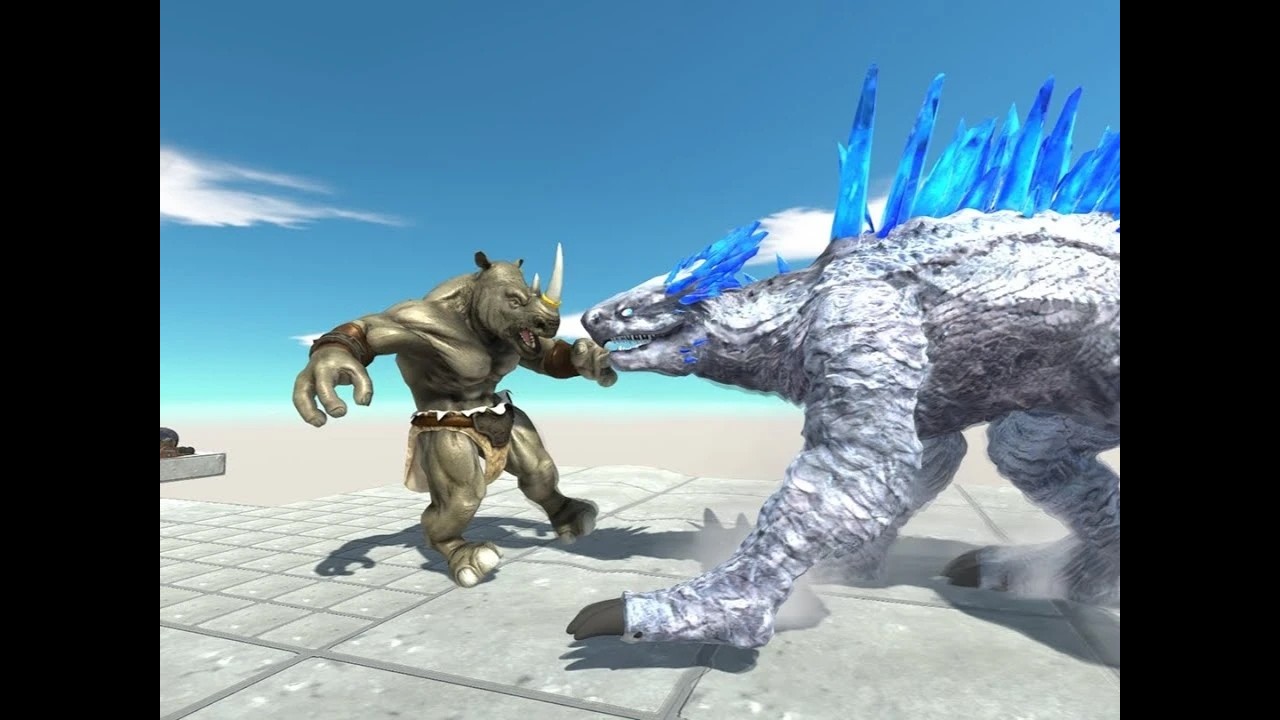 Fireball Trial Survivor | Final Duel Against Snow Monster in Animal Battle Simulator!