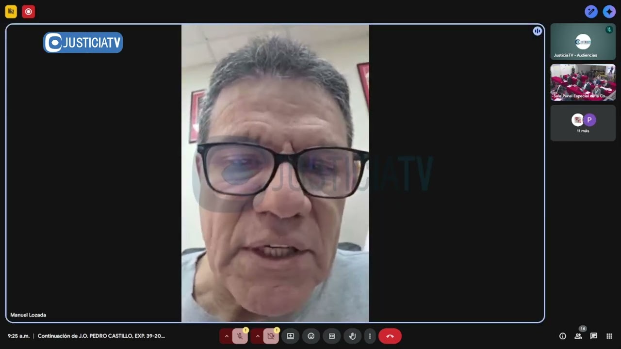 Alegatos de clausura en juicio oral contra el expresidente Pedro Castillo Terrones y otros