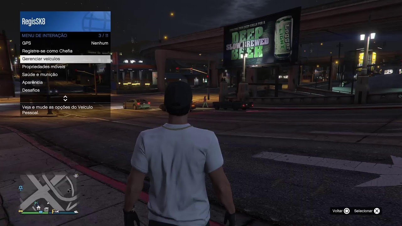 Transmissão ao vivo PS5 GTAV online RegisSK8