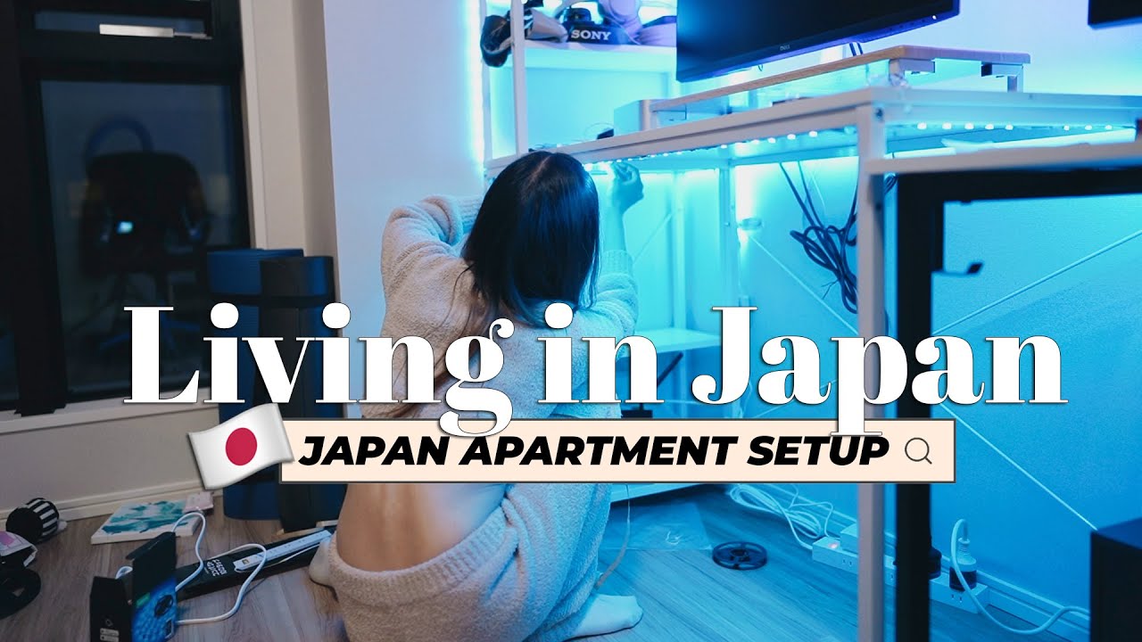 Gaming Desk Setup in Tokyo - Japanese Apartment Moving Vlog 🗼  | Living in Japan 🇯🇵