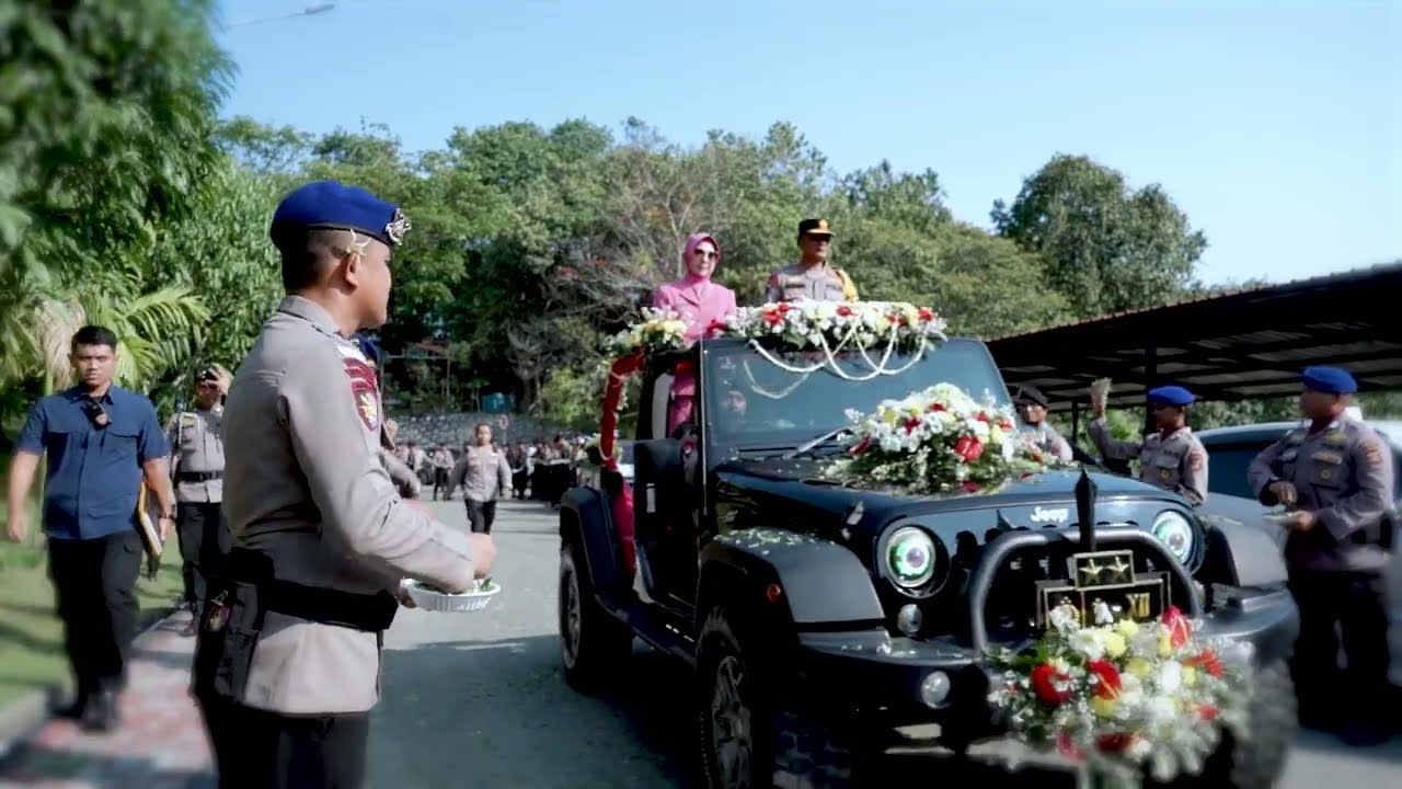 Rangkaian Penyambutan dan Farewell Parade Kapolda Kaltim
